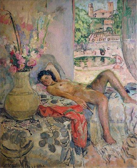 Nude portrait by Henri Lebasque,, Henri Lebasque Prints